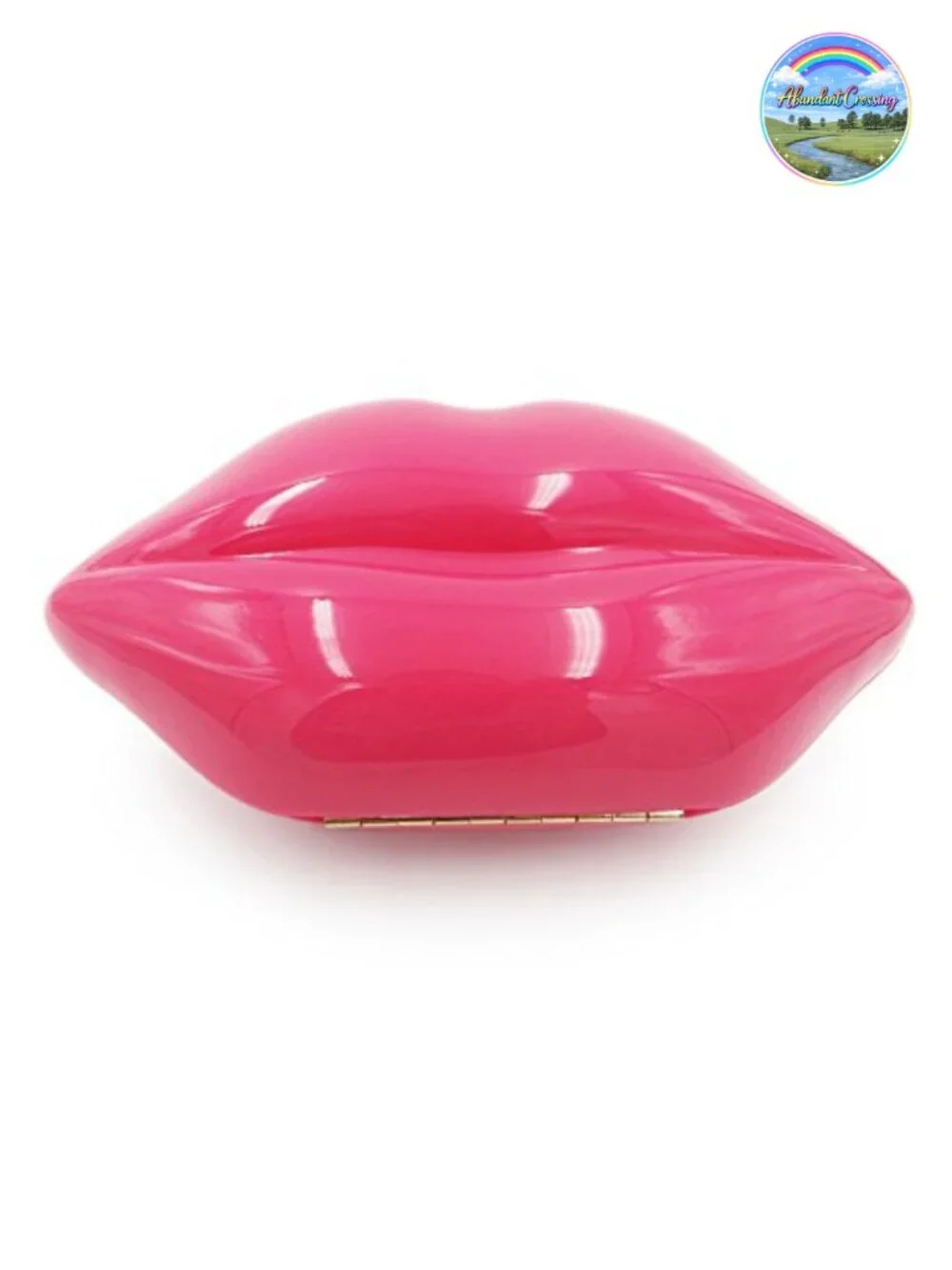 Acrylic Lip Shaped Evening Clutch Elegant Handbag